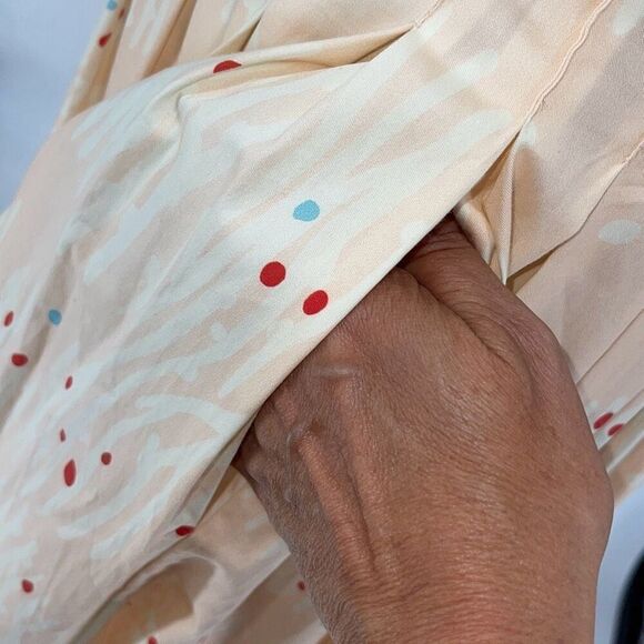 Hunter Bell Braden‎ Dress Abstract Coral Lined Pockets Size 2 NWT $485 - Picture 8 of 13